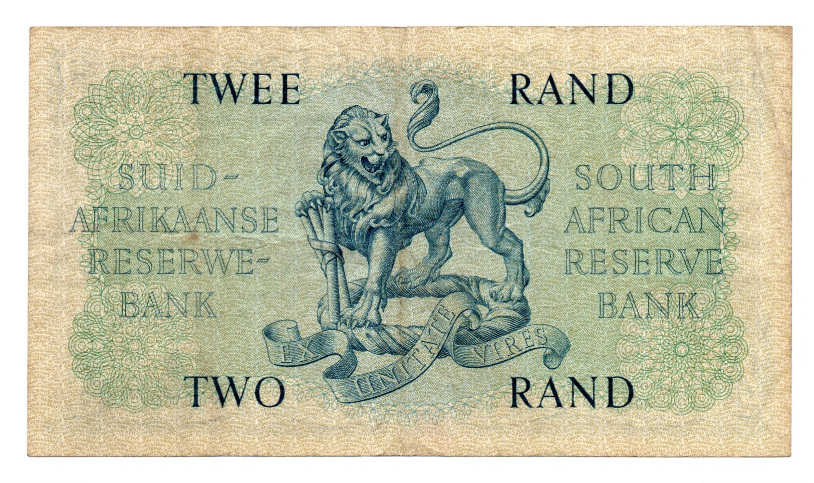 SOUTH AFRICA»1962»2 RAND (ND ISSUE)»P-104 (WORLD PAPER MONEY)»VF CONDITION - Suráfrica