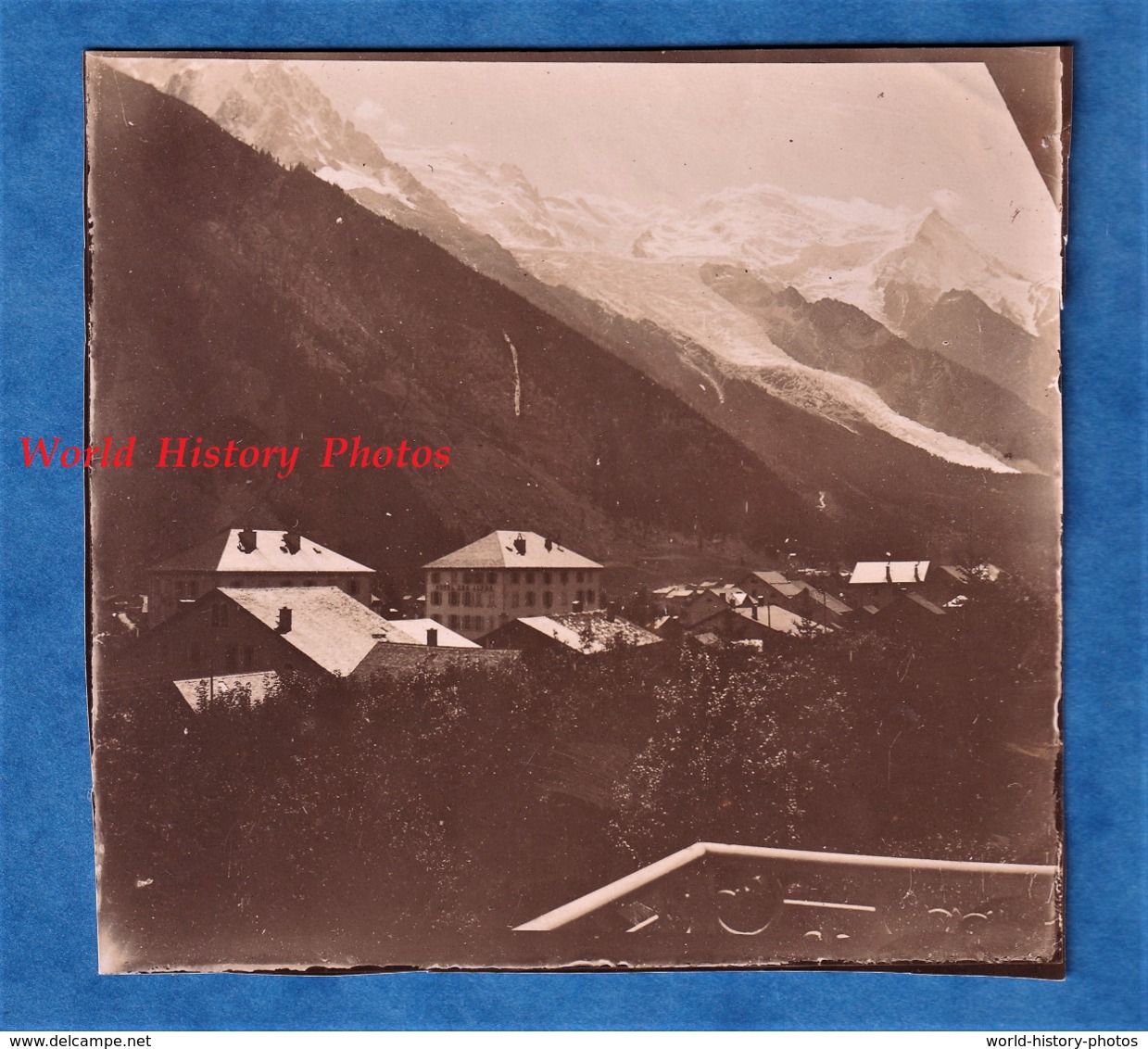 Photo Ancienne - CHAMONIX - Vue Sur Le Mont Blanc - Vers 1900 - Haute Savoie - Anciennes (Av. 1900)