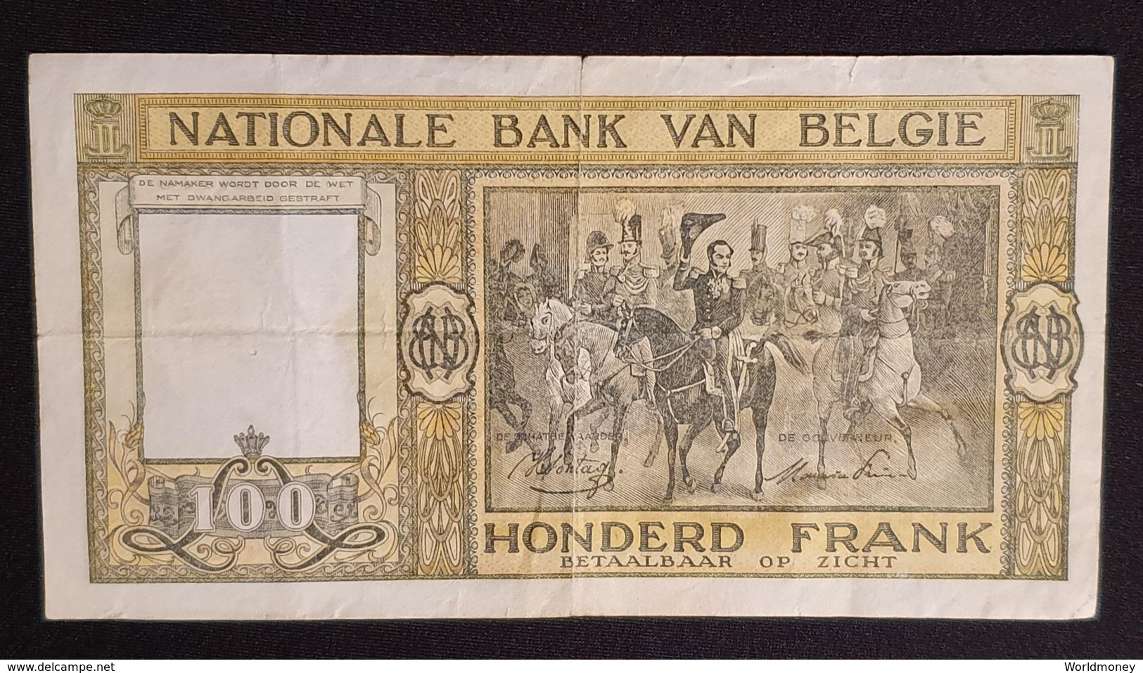 Belgium 100 Francs 30-01-1946 - 100 Frank