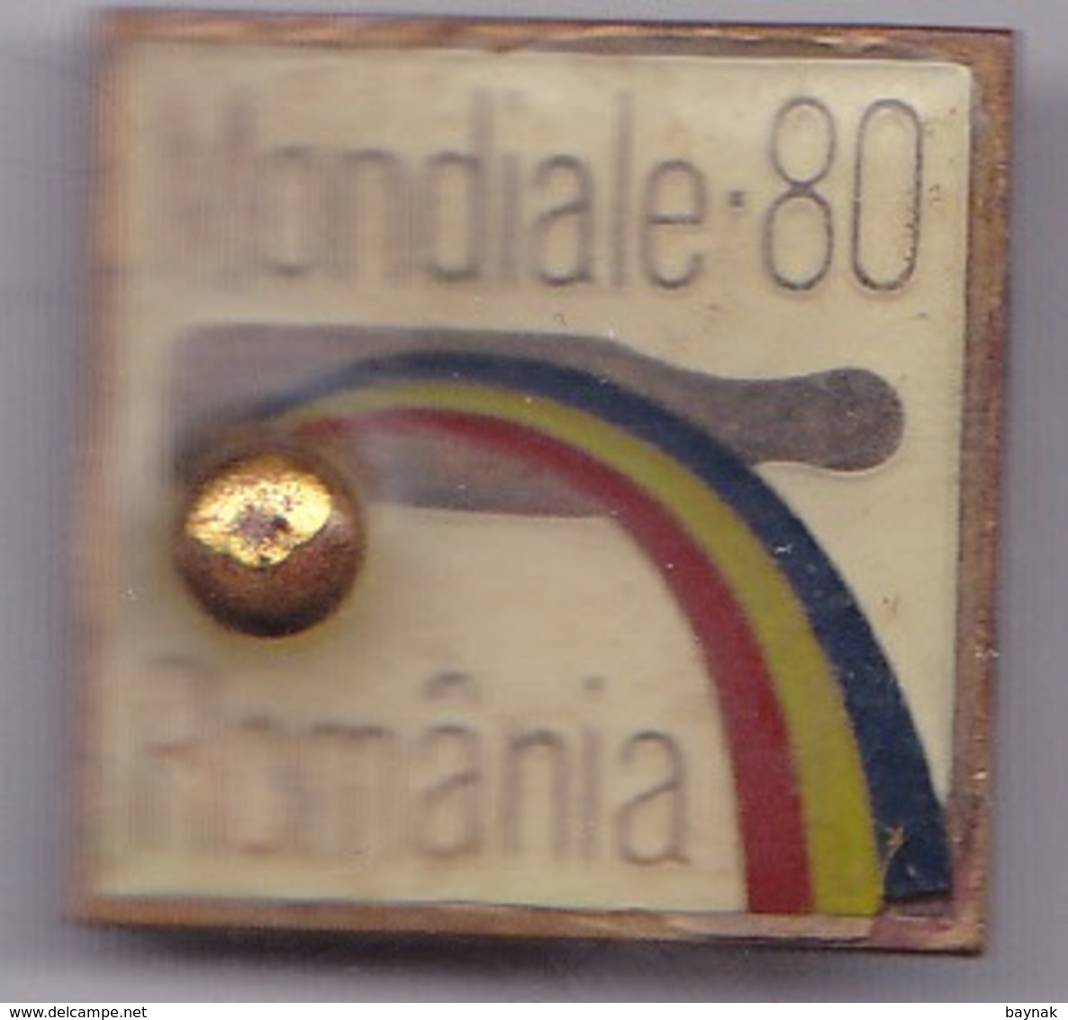 OLD PIN  --   ROMANIA  --  2 X PINS  BOWLING WORLD CHAMPIONSHIPS  --   MONDIALE "80 ROMANIA - Bowling