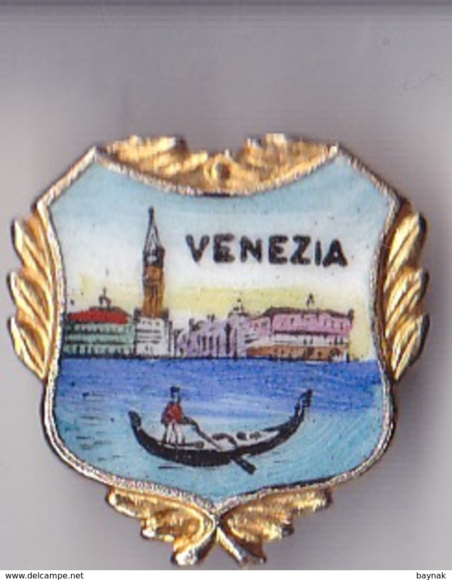 OLD PIN  --   ITALIA  --  VENEZIA  --  ENAMEL - Cities