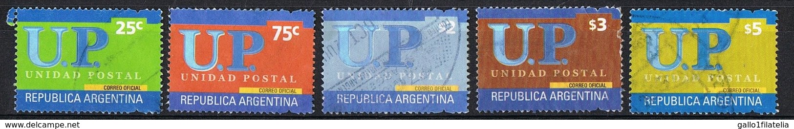 2002 - ARGENTINA - UNIONE POSTALE / POSTAL UNION - USATO / USED - Usati