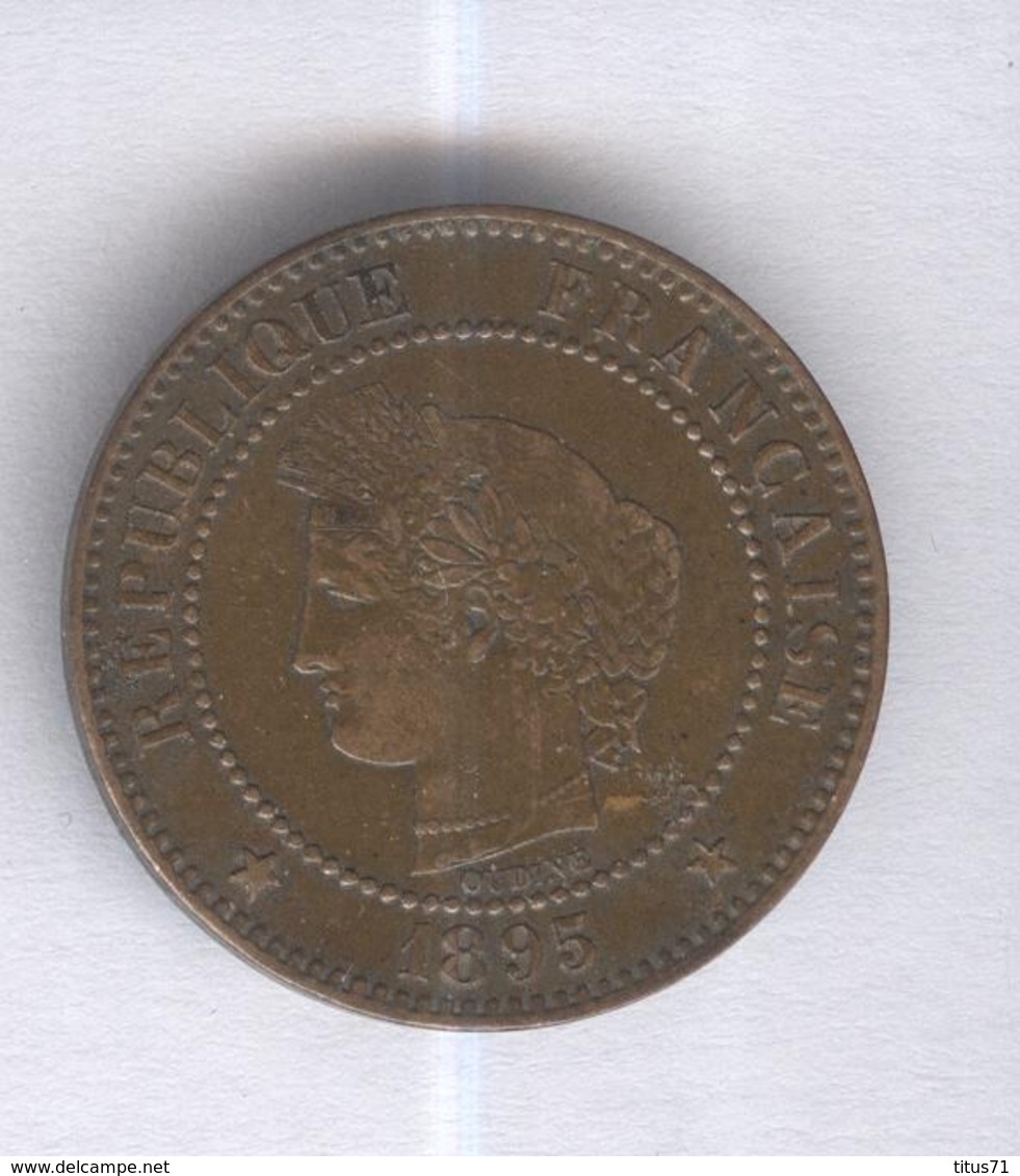 2 Centimes France Oudiné 1895 A - Other & Unclassified