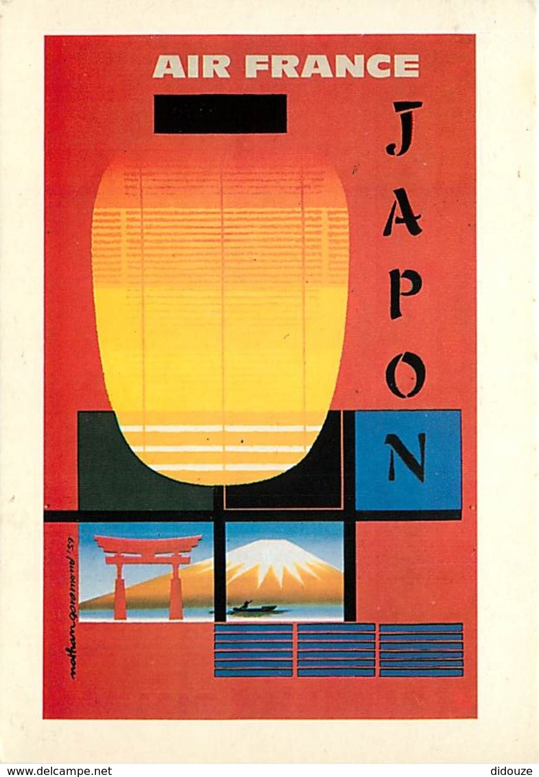 Publicite - 1963 - Air France Japon - Collection Les Grands Affichistes Contemporains - Jacques N. Gramond - Carte Neuve - Pubblicitari