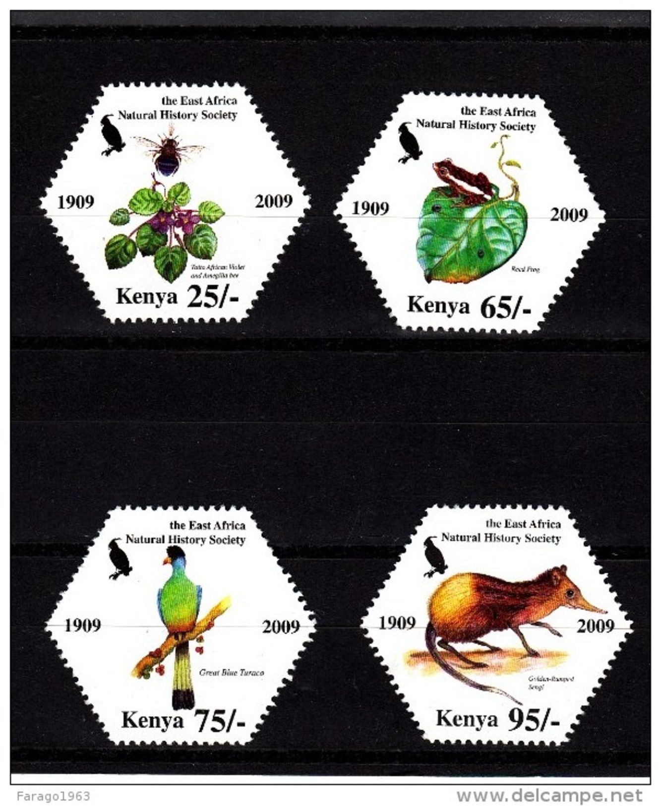 2010 Kenya East Africa Natural History Society MNH - Kenia (1963-...)