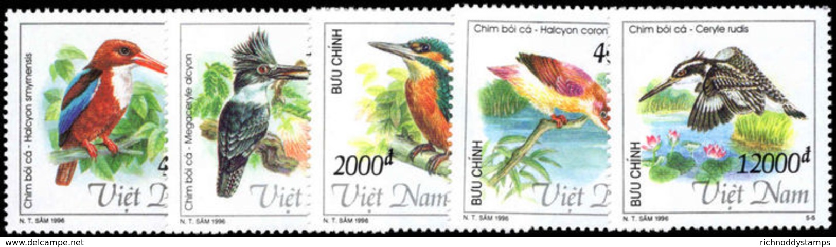 Vietnam 1996 Kingfishers Unmounted Mint. - Viêt-Nam