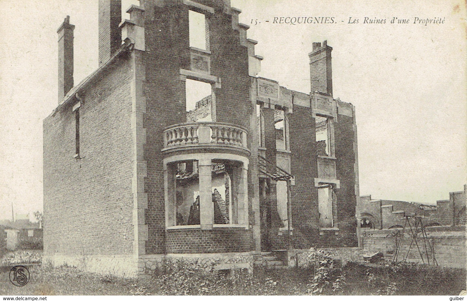 59 Recquignies Les Ruines N° 15 - Maubeuge