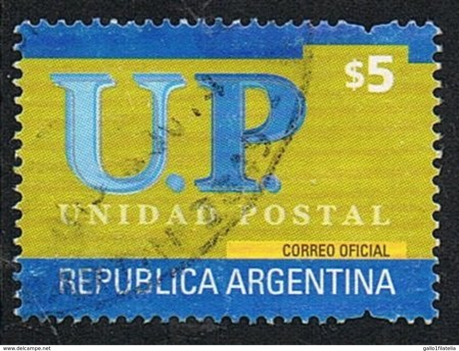 2002 - ARGENTINA - UNIONE POSTALE / POSTAL UNION - USATO / USED - Usati