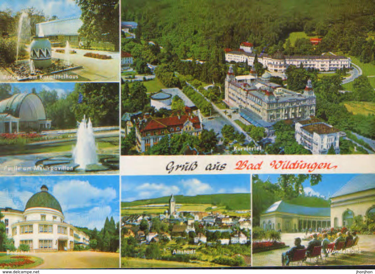 Germany - Postcard Used 1981 - Bad Wildungen - Images From The Resort - 2/scans - Bad Wildungen