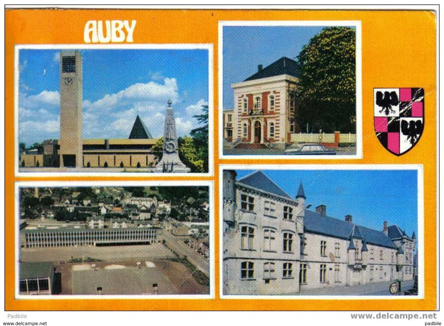 Carte Postale 59. Auby Terrain De Basket-ball - Auby