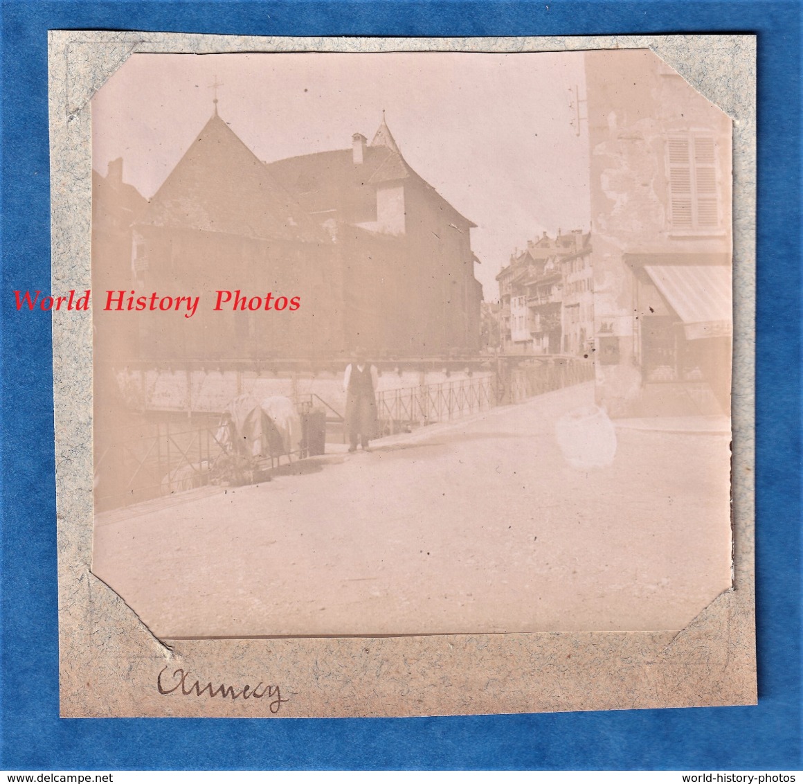 Photo Ancienne - ANNECY - Vers 1900 - Haute Savoie Magasin Histoire Patrimoine - Anciennes (Av. 1900)