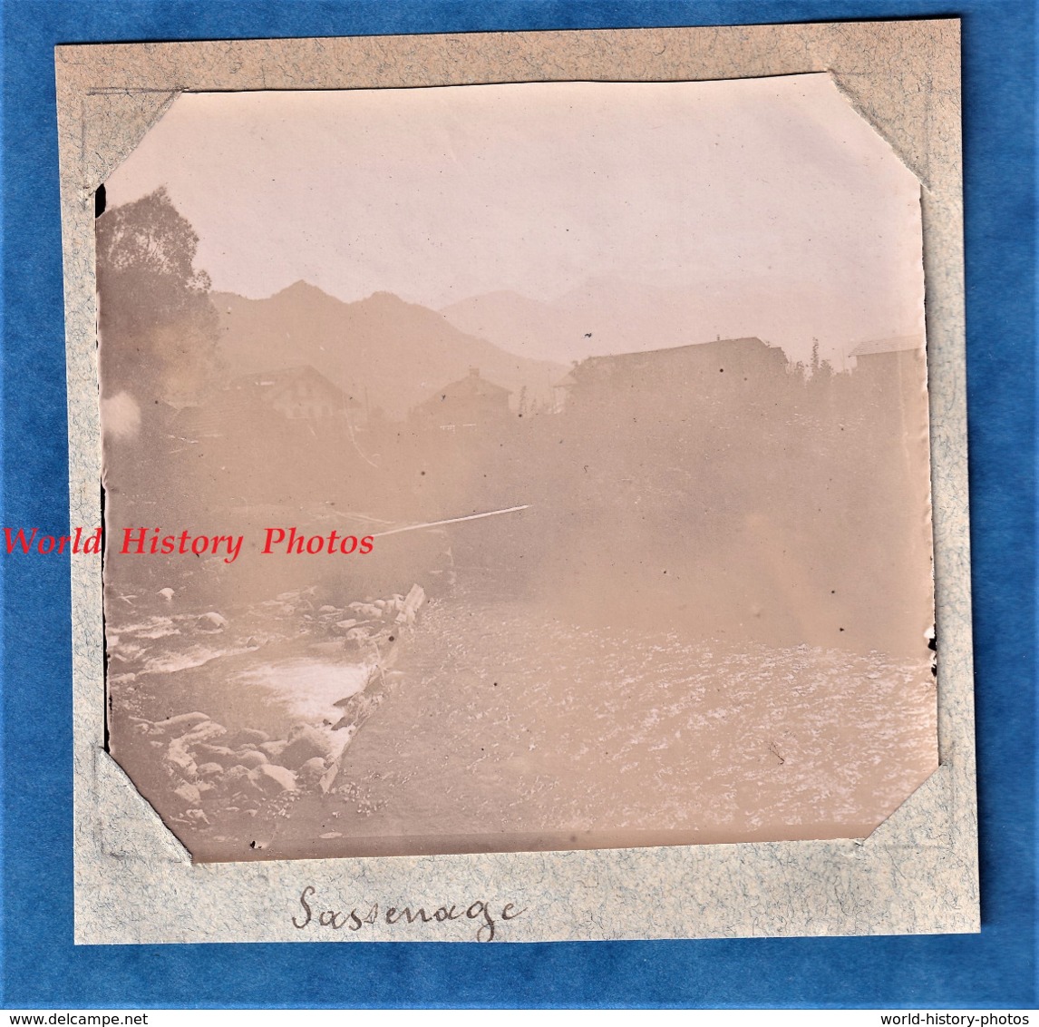 Photo Ancienne - SASSENAGE ( Isère ) - Vers 1900 - Histoire Patrimoine - Anciennes (Av. 1900)