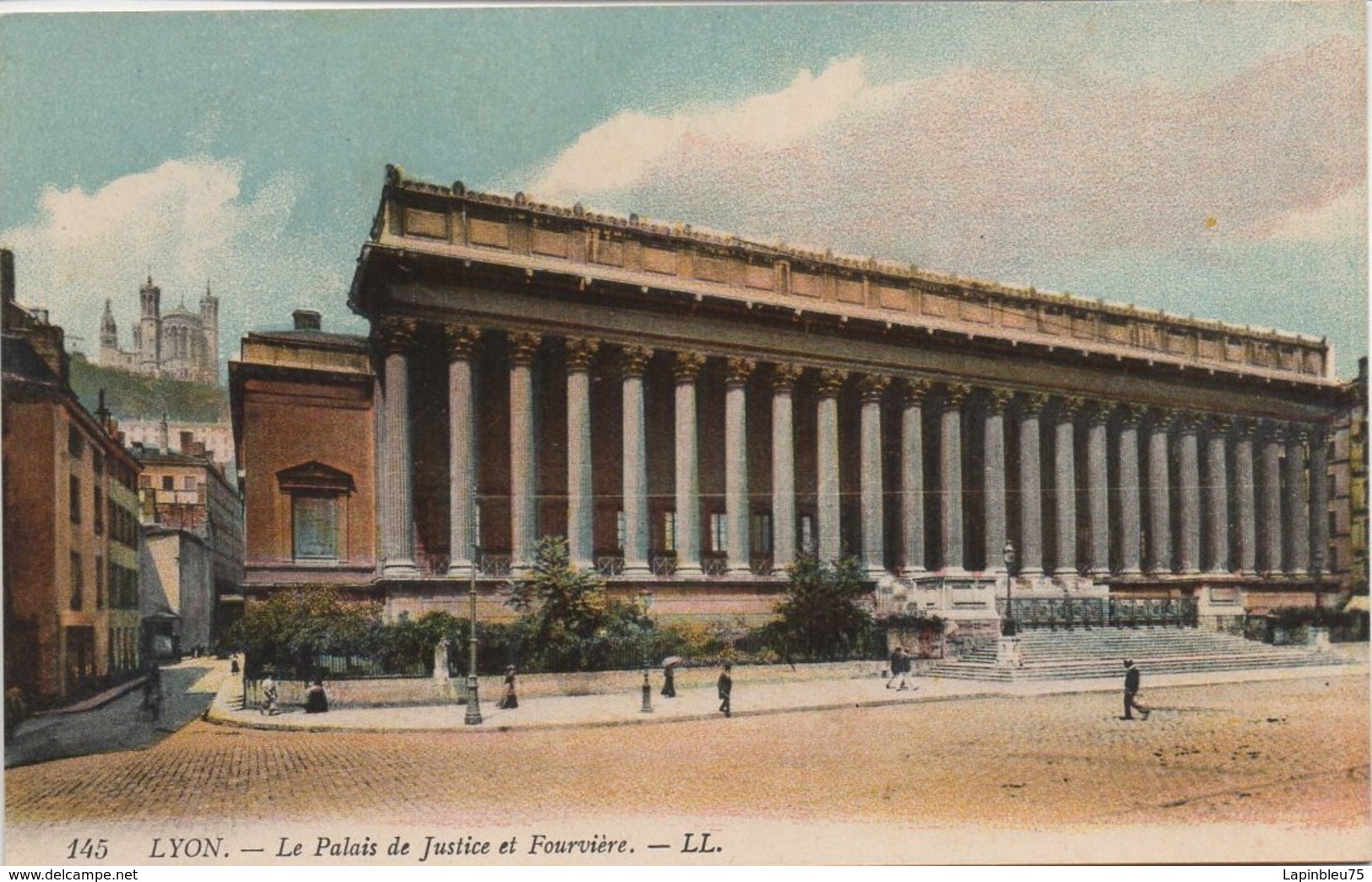 CP 69  Rhône Lyon Palais De Justice Et Fourvière 145 LL - Autres & Non Classés