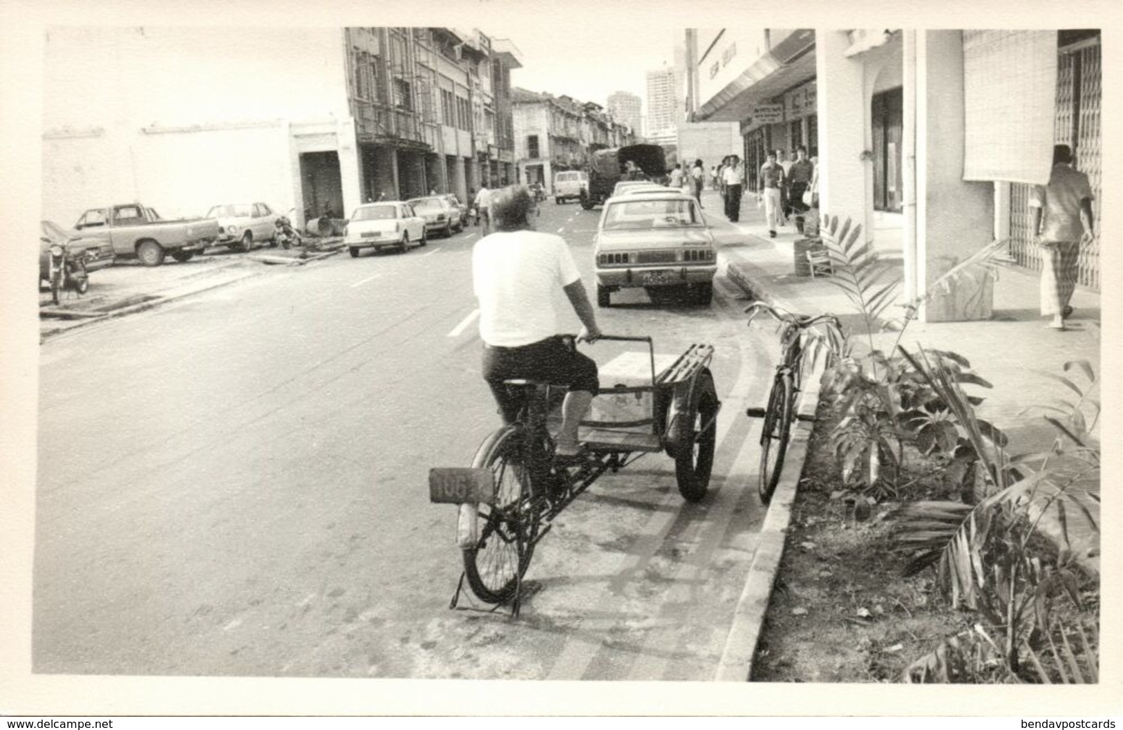 Singapore, Market Street, Jom Coffee House (1960s) Real Photo - Singapore