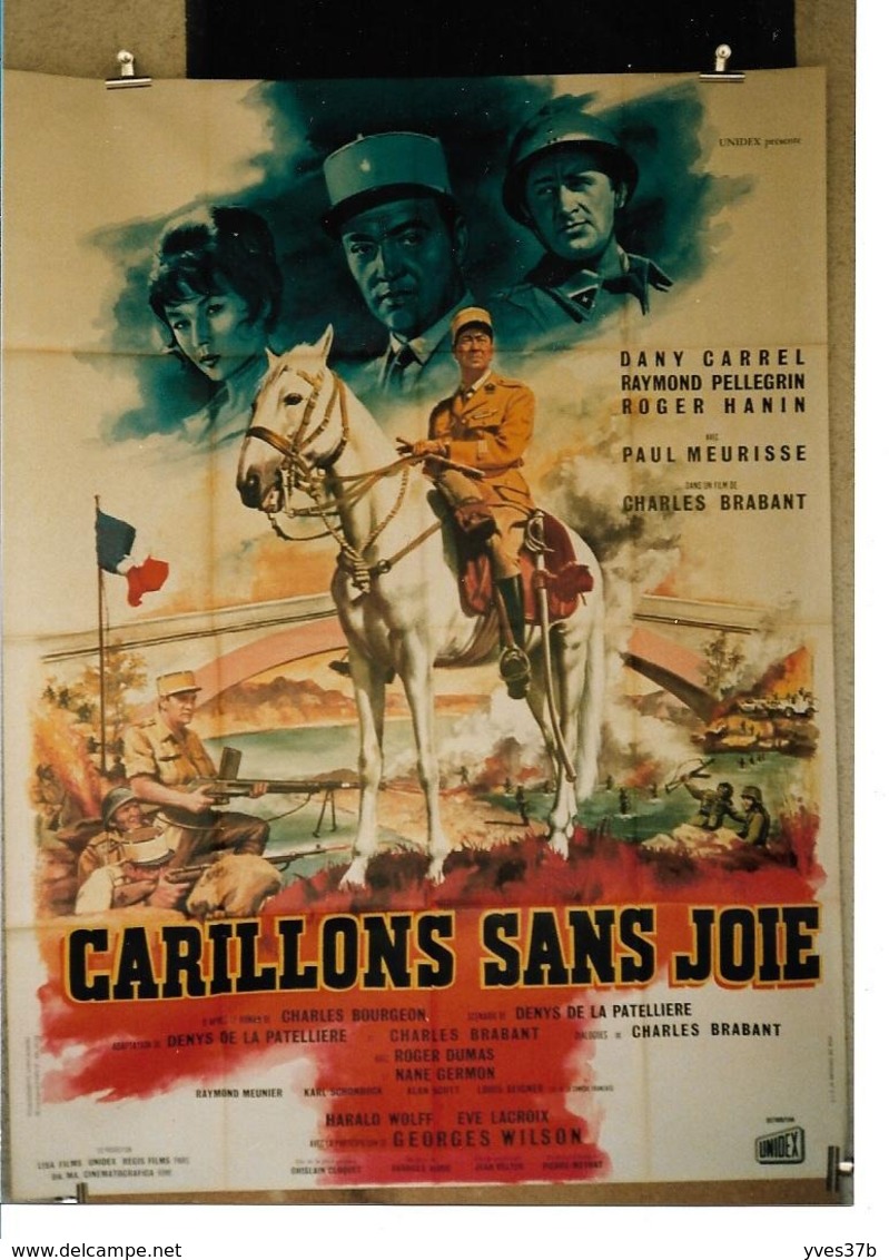 "Carillons Sans Joie" Roger Hanin...1962 - 120x160 - TTB - Plakate & Poster