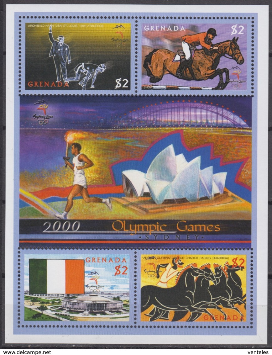 Grenada 15.05.2000 Mi # 4174-77 Klbg Sydney Summer Olympics, MNH OG - Zomer 2000: Sydney