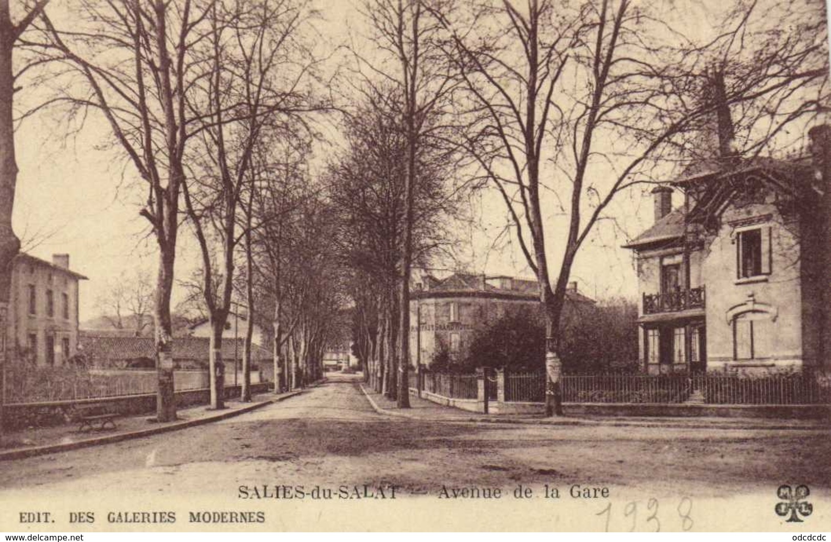 SALIES DU SALAT Avenue De La Gare Edit Des Galeries Modernes  RV - Salies-du-Salat