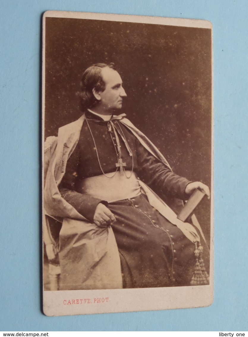 Pater Prètre Priester Father Priest Curé Vicaire Bisshop Père Pastoor Kanunnik ( CDV Photo CARETTE Lille / Douai ) - Anciennes (Av. 1900)