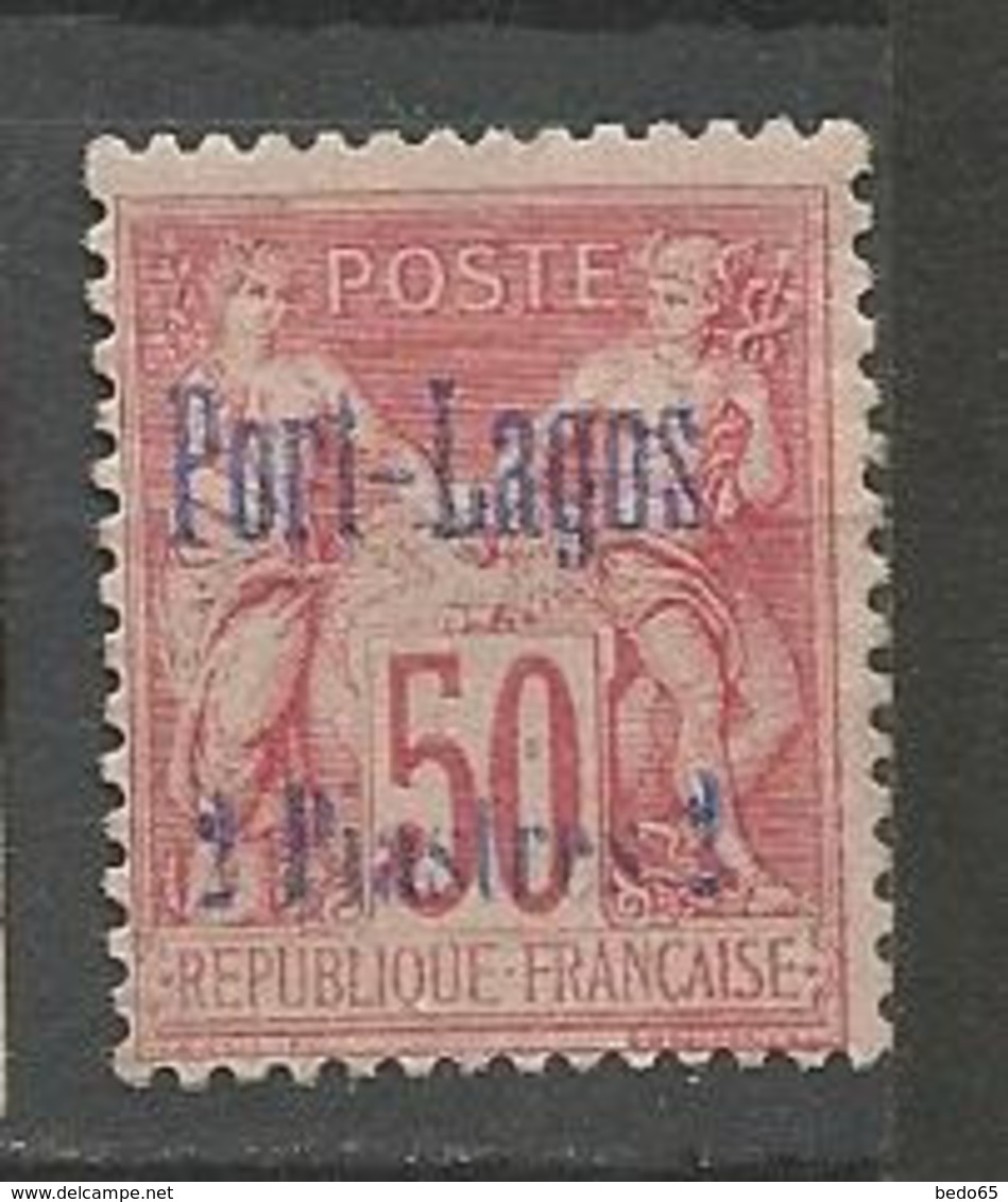 PORT-LAGOS N° 5 NEUF* TRACE DE  CHARNIERE / MH - Unused Stamps