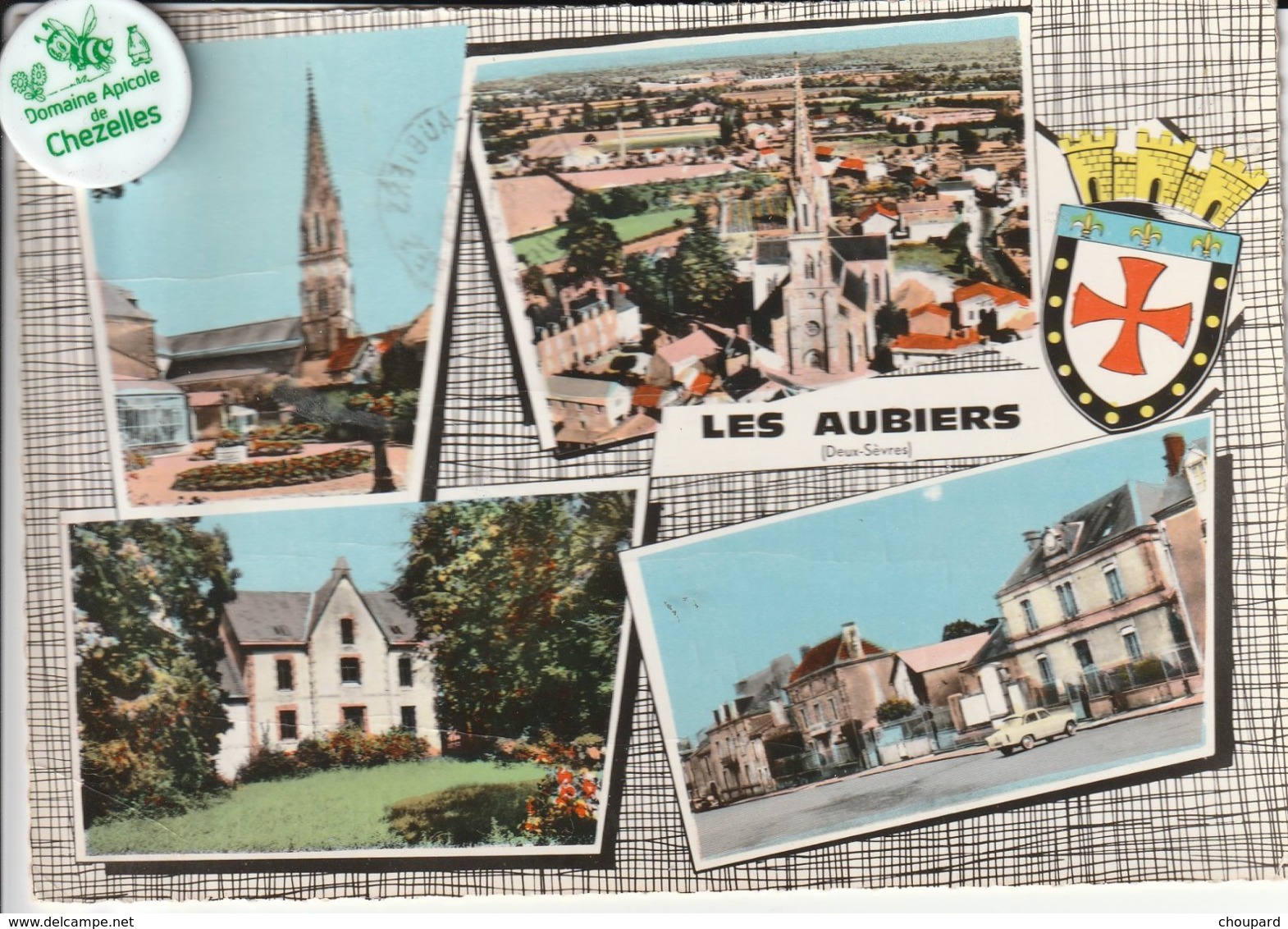 79 - Très Belle Carte Postale Semi Moderne Dentelée De   LES  AUBIERS  Multi Vues - Autres & Non Classés