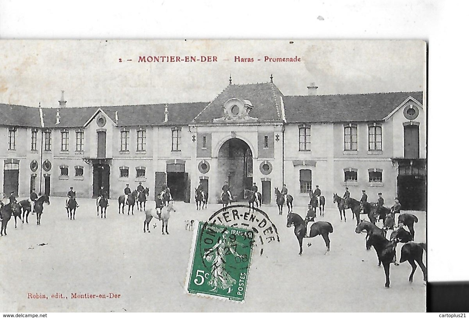 MONTIER EN DER  HARAS PROMENADE   CAVALIERS      DEPT 52 - Montier-en-Der