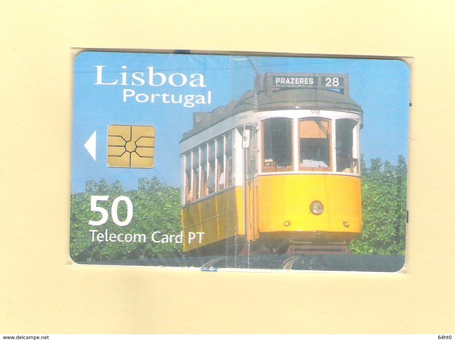 PHONECARD - PORTUGAL "TRAM - LISBOA 2001" PT339 - MINT/SEALED - Portugal