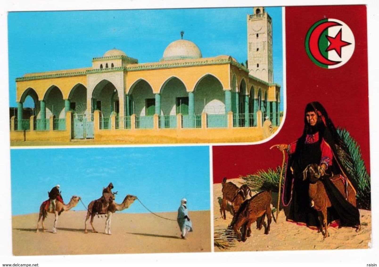 Algérie El-Oued Wilaya De Biskra  La Mosquée  La Paysante  Scènes Et Types N°C10 BE - El-Oued