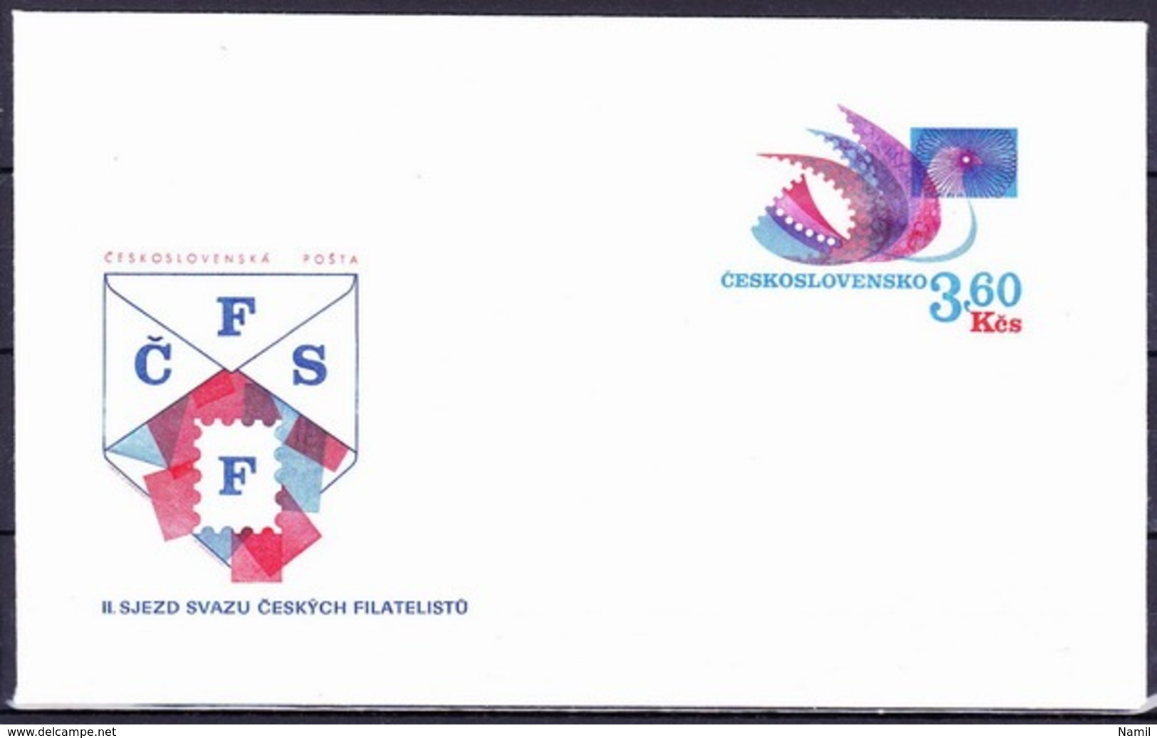 Tchécoslovaquie 1974, Envelope (COB 41) - Omslagen