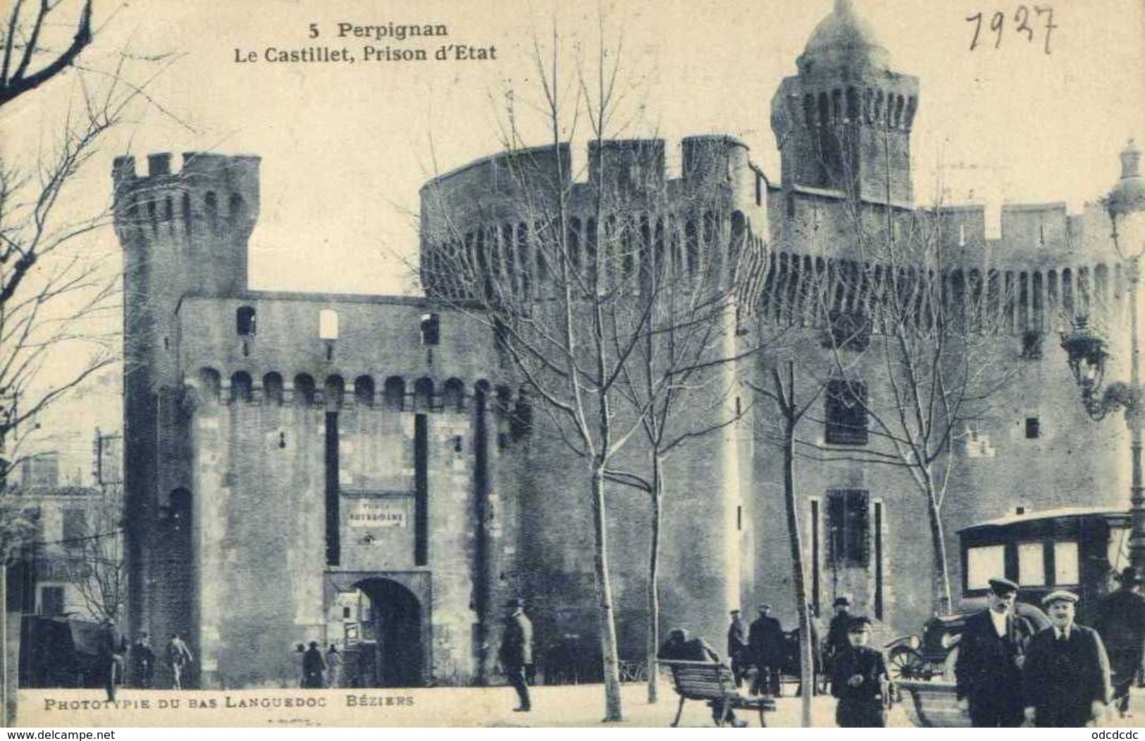 PERPIGNAN  Le Castillet ,Prison D'Etat Animée RV - Perpignan