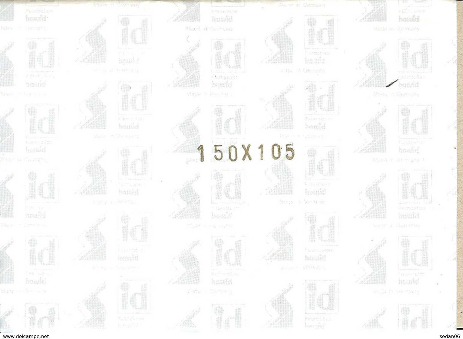 I.D. - Blocs 150x105 Fond Noir (double Soudure) - Fächer