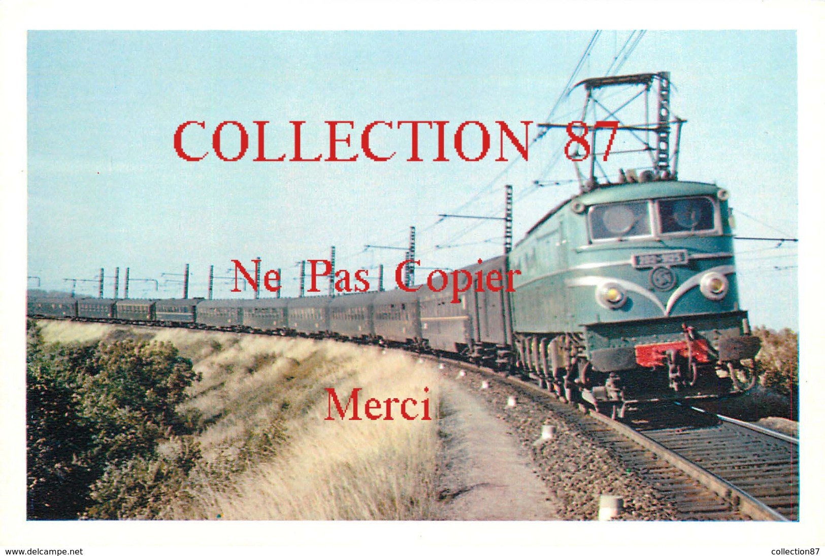 TRAINS ☺♦♦ LOT De 15 CARTES De TRAIN TOUTES VISIBLES EN DETAIL Avec DOS < AUTORAIL  LOCOMOTIVE  CHEMIN De FER - 5 - 99 Karten