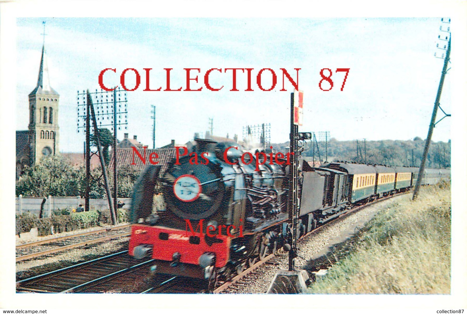 TRAINS ☺♦♦ LOT de 15 CARTES de TRAIN TOUTES VISIBLES EN DETAIL avec DOS < AUTORAIL  LOCOMOTIVE  CHEMIN de FER