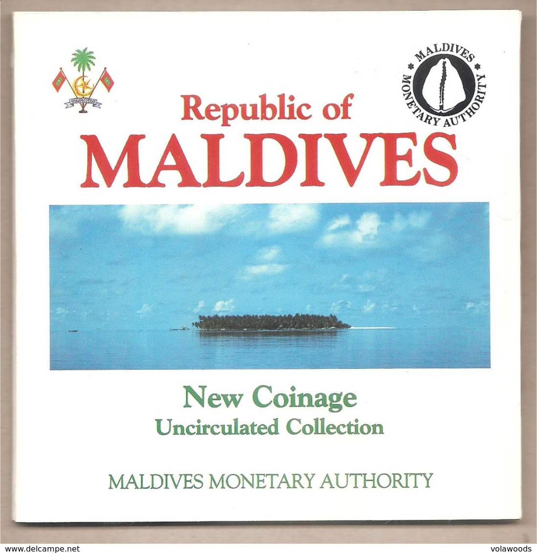 Maldive - New Coinage Uncirculated Collection Mint Set - 1984 - Maldive