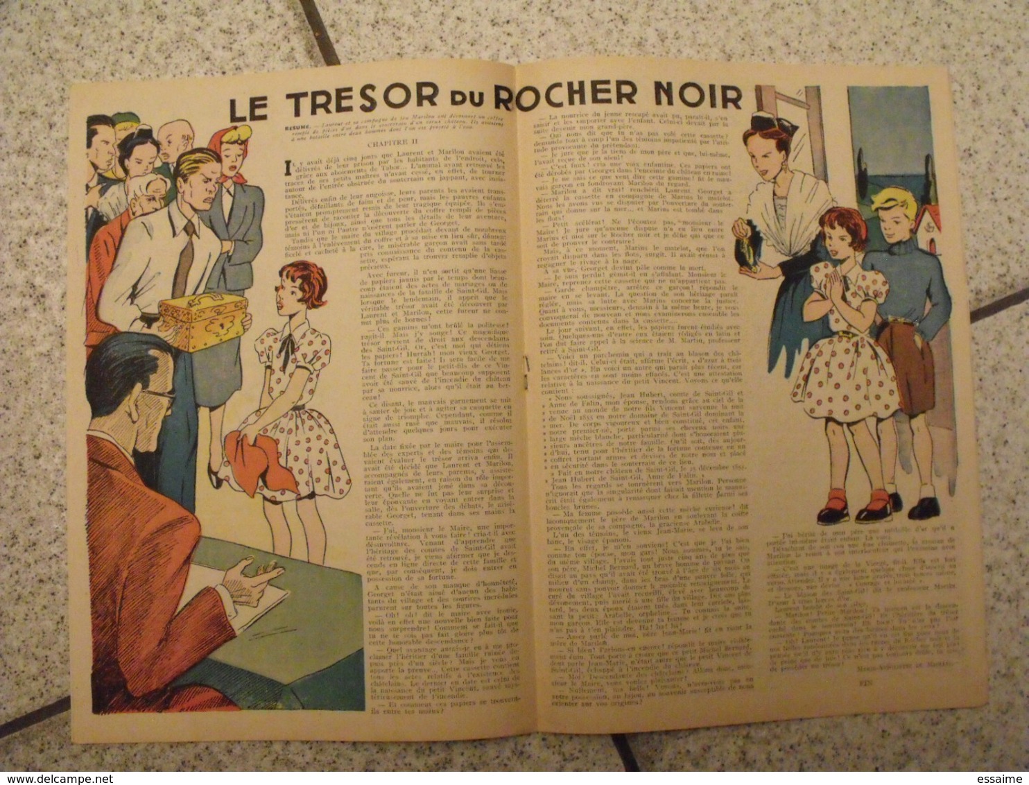 Lisette. 24 n° 1954-55. revue pour fillette. Erik (nique pat prune) Marié (zette reporter) Solveg  à redécouvrir