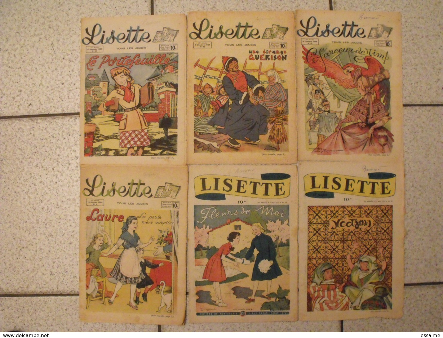 Lisette. 30 N° 1947-50. Revue Pour Fillette. Mixi-berel, Pinchon (pitchoune), Rob-vel, Monnier Bussemey à Redécouvrir - Lisette