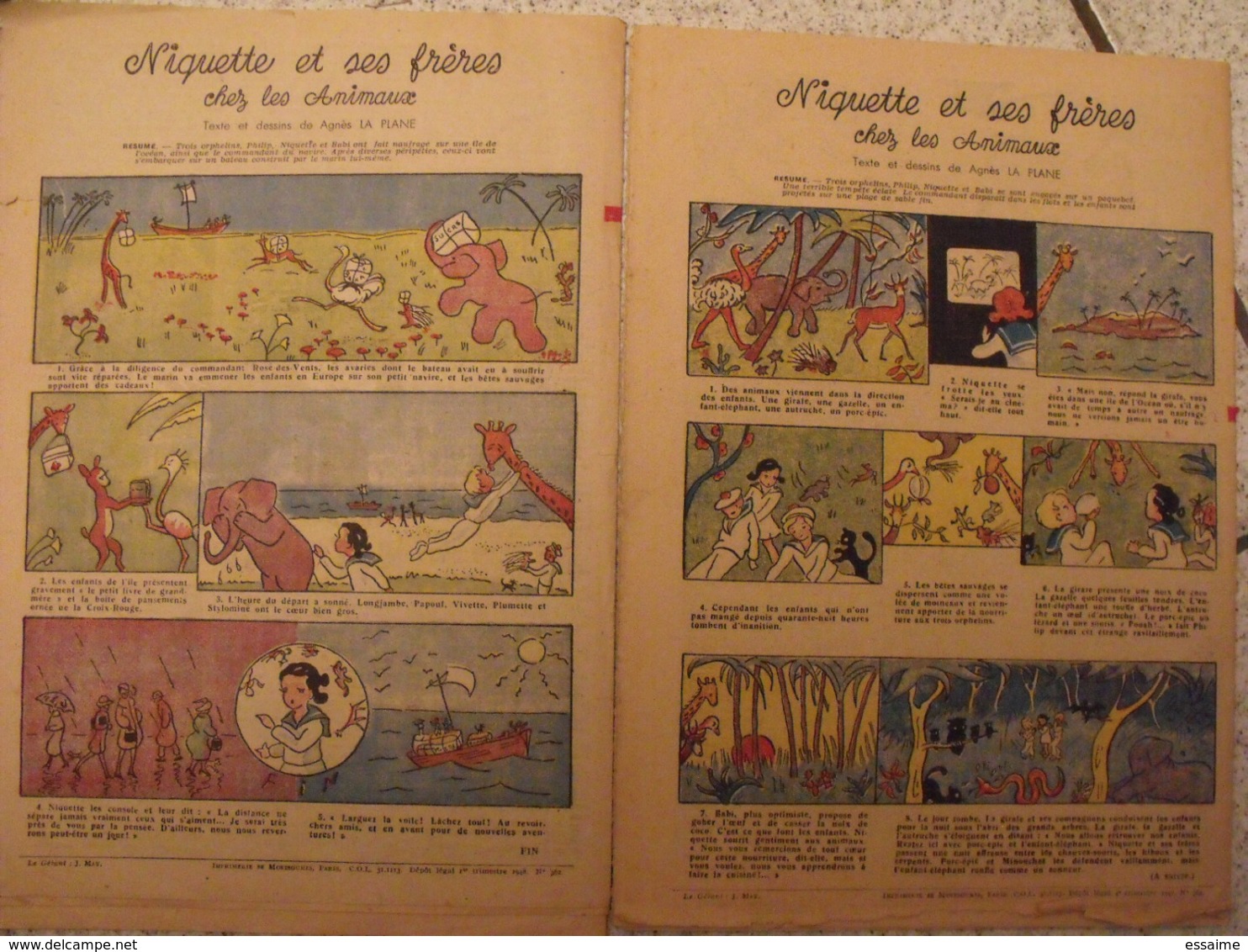 Lisette. 30 n° 1947-50. revue pour fillette. mixi-berel, pinchon (pitchoune), rob-vel, monnier bussemey à redécouvrir