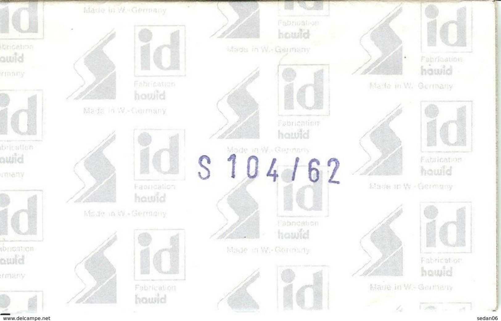 I.D. - Blocs 104x62 Fond Noir (double Soudure) - Bandes Cristal