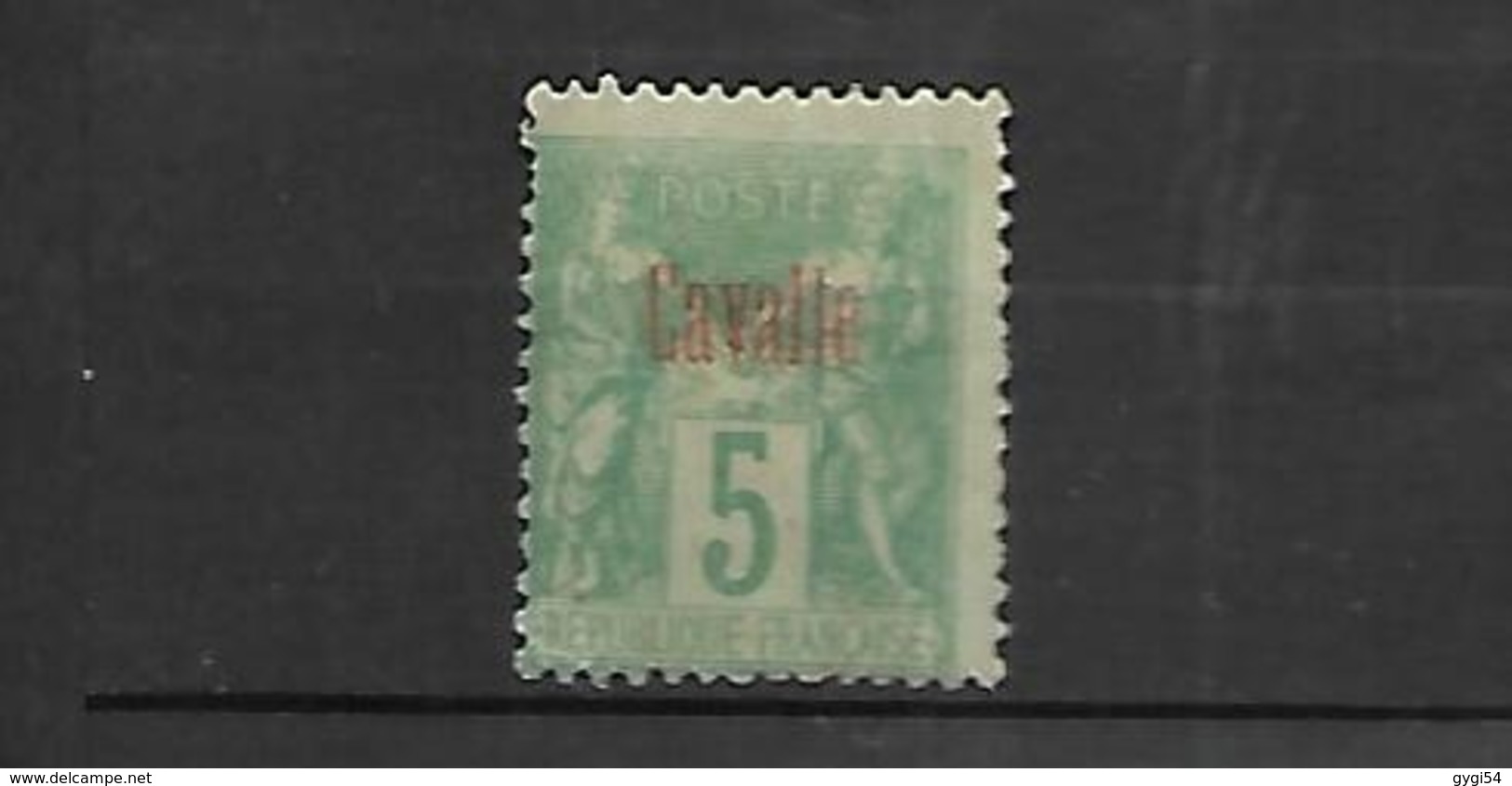 Cavalle  1893  Cat Yt N° 2 N* MLH - Neufs