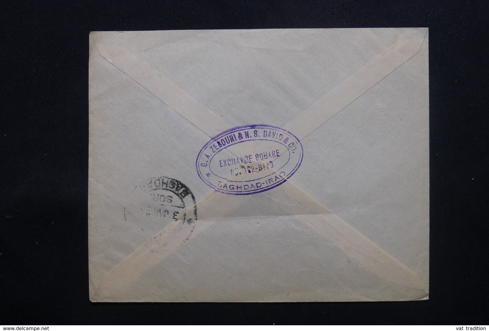 IRAQ - Enveloppe Commerciale De Baghdad Pour Bruxelles En 1936 , Affranchissement Plaisant - L 43713 - Iraq
