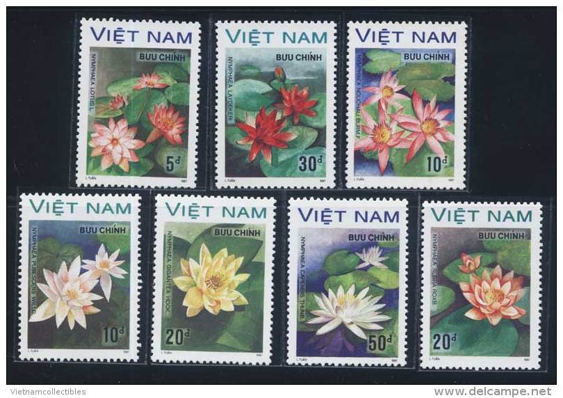 Vietnam Viet Nam MNH Perf Stamps 1988 : Water Flowers / Flower (Ms542) - Vietnam