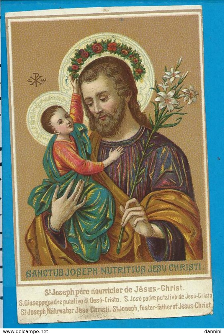 Holycard   St. Joseph - Santini