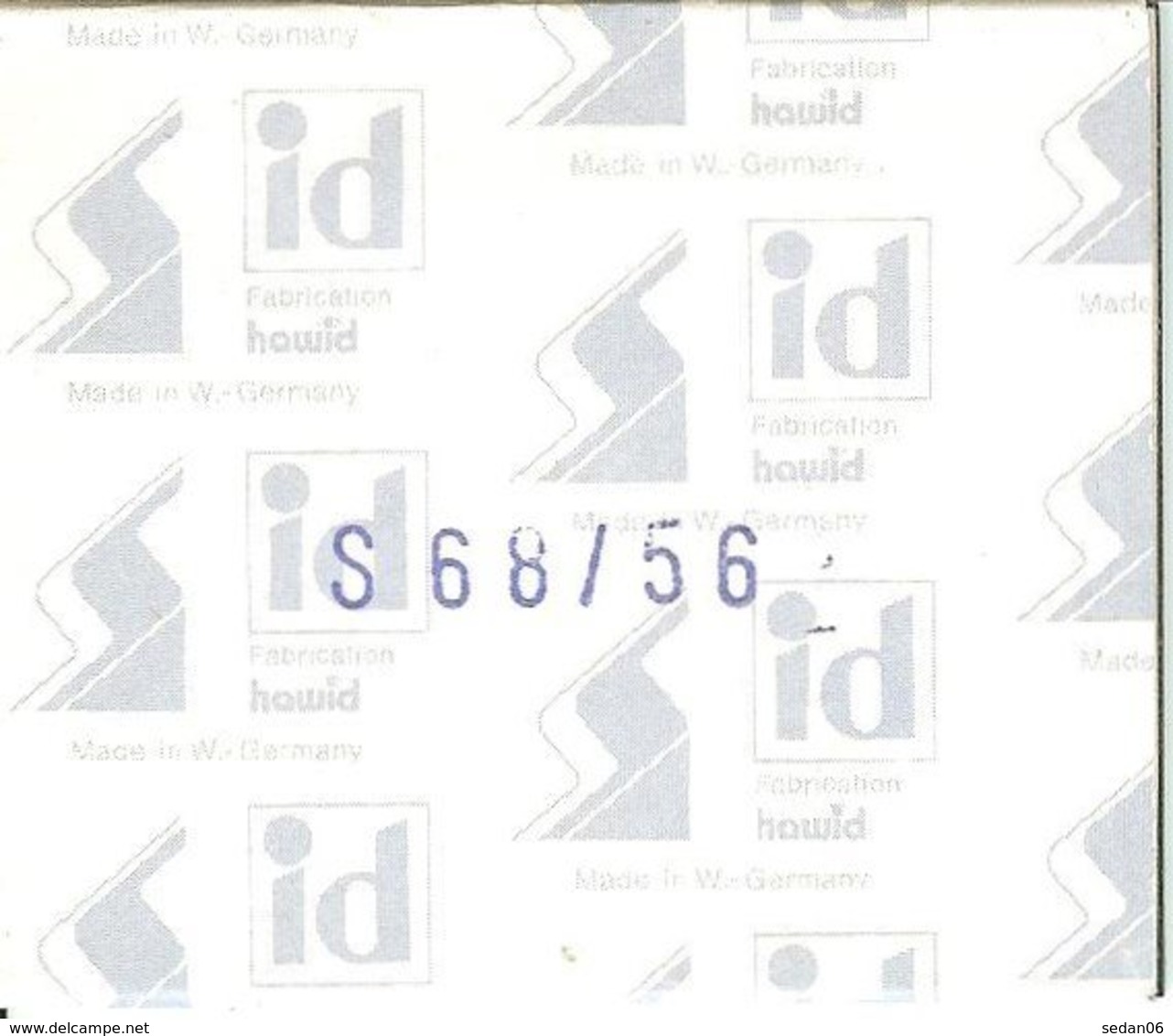 I.D. - Pochettes 68x56 Fond Noir (double Soudure) - Bolsillos