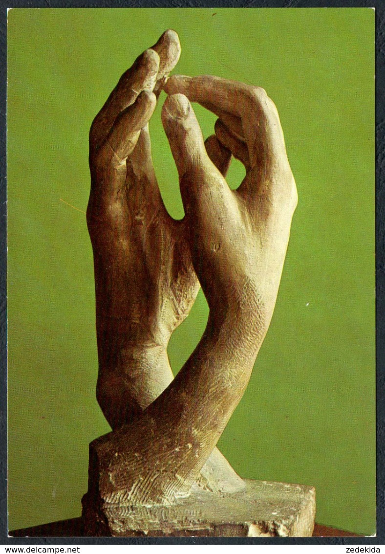 C8752 - Auguste Rodin - La Cathedrale Pierre - Musee Rodin Paris - Skulptur - Sculptures