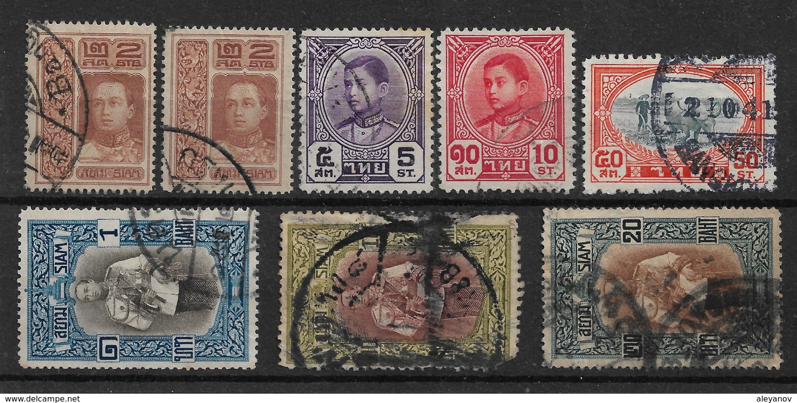 Thailand / Siam 1912-1941 Postage Stamp Accumulation, Michel/ Scott Listed In Description (o) - Thailand