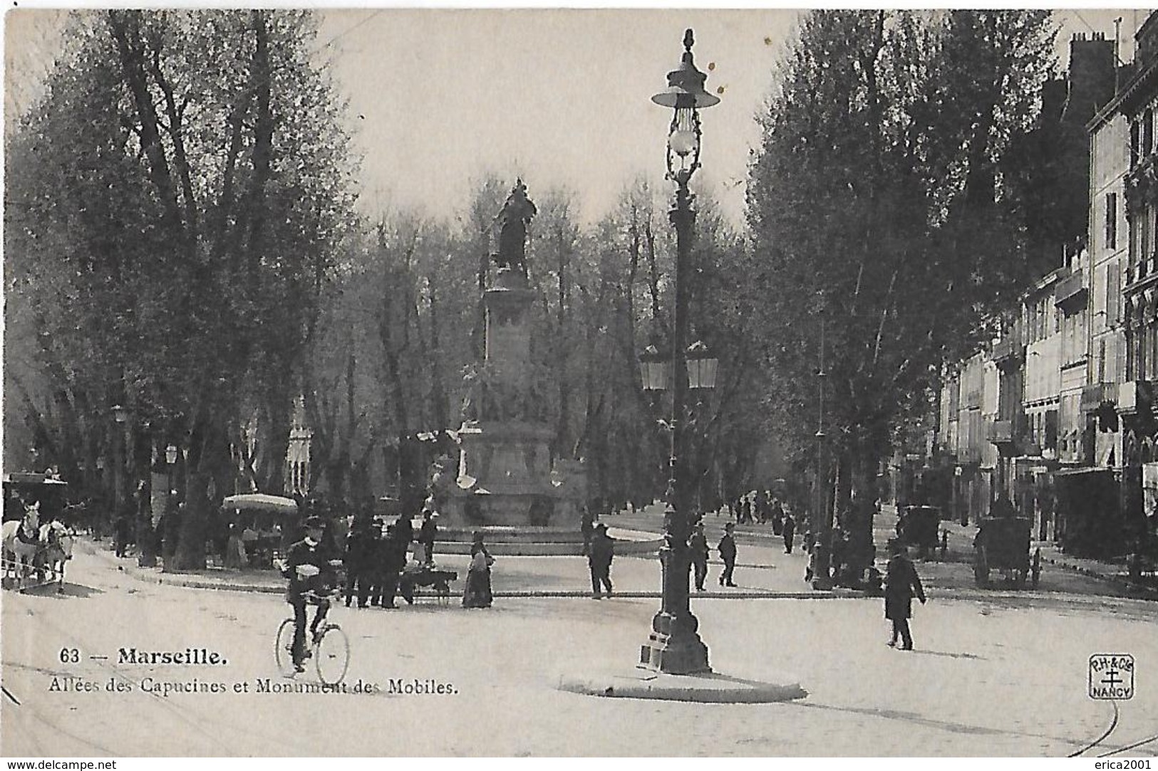 Autres. Allées Des Capucines Et Monument Des Mobiles. - Ohne Zuordnung