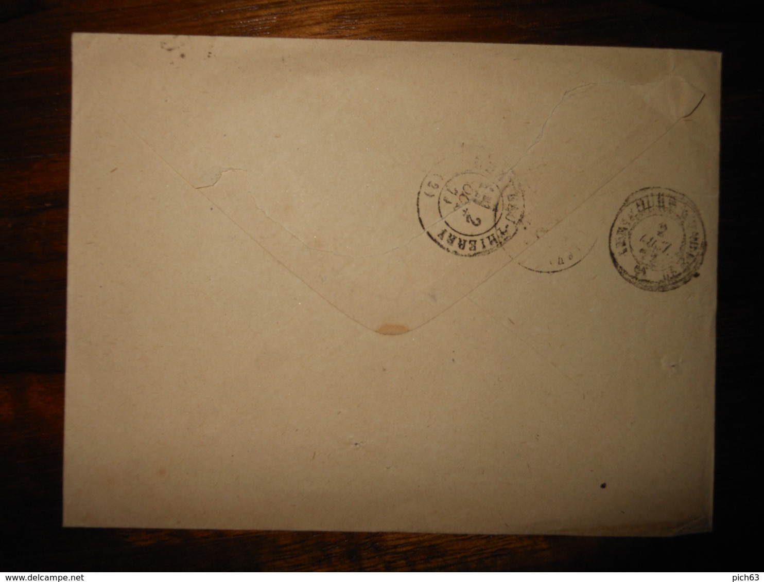 Enveloppe GC 1330 Dormans Marne - 1849-1876: Période Classique