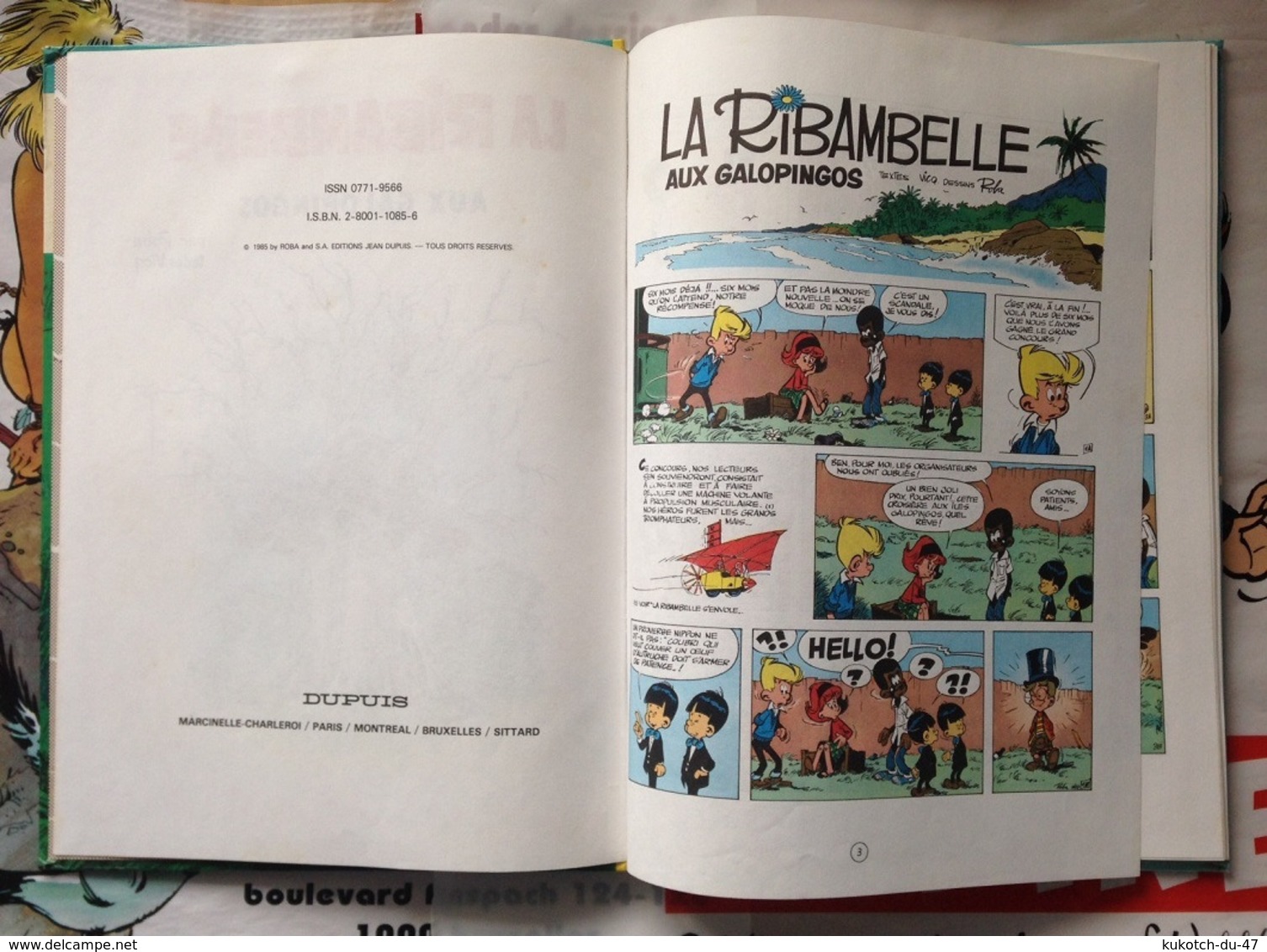 BD La Ribambelle - Tome 6 - Roba (1985) - Ribambelle, La