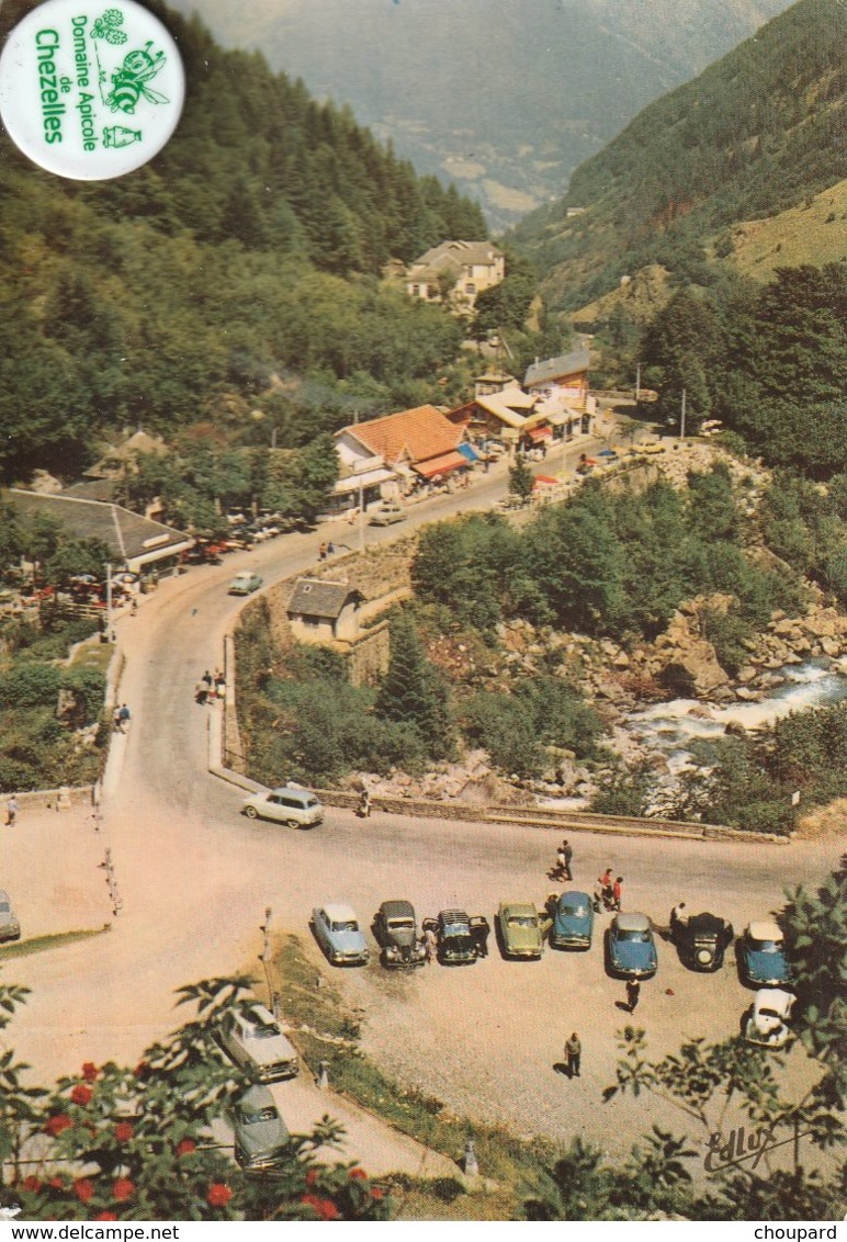 65 - Très Belle Carte Postale Semi Moderne Dentelée De   CAUTERETS     Vue Aérienne - Cauterets