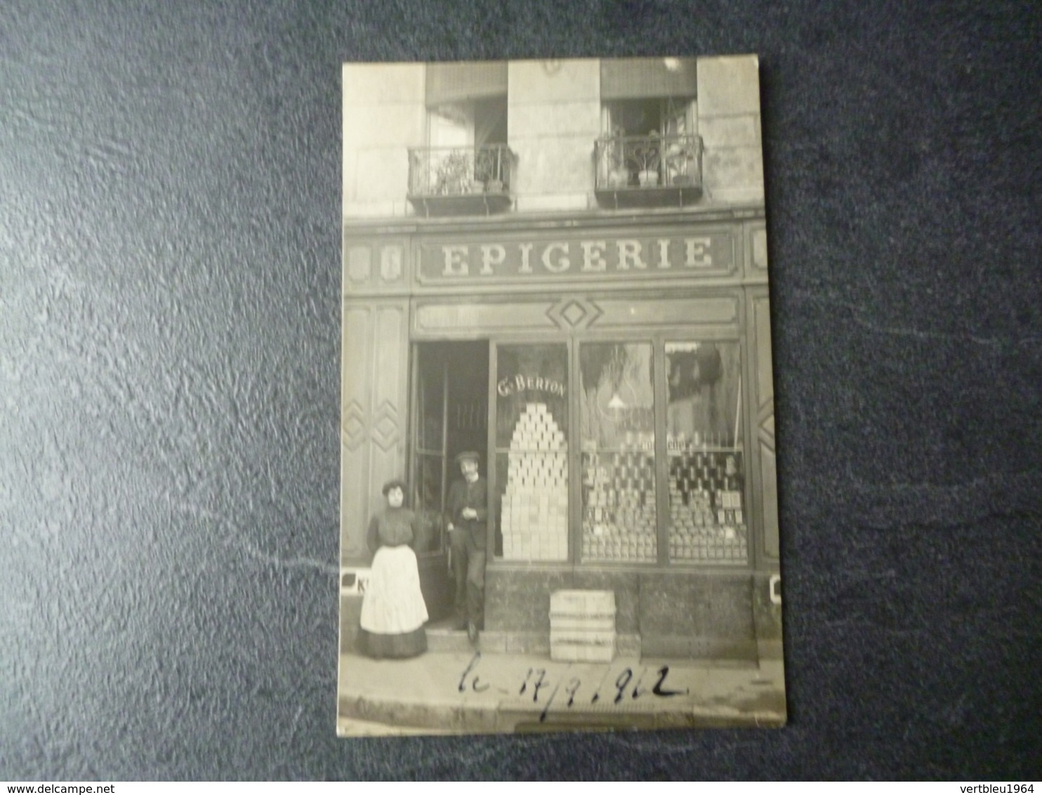 Cpa Photo 21 Dijon Epicerie G Berton - Dijon