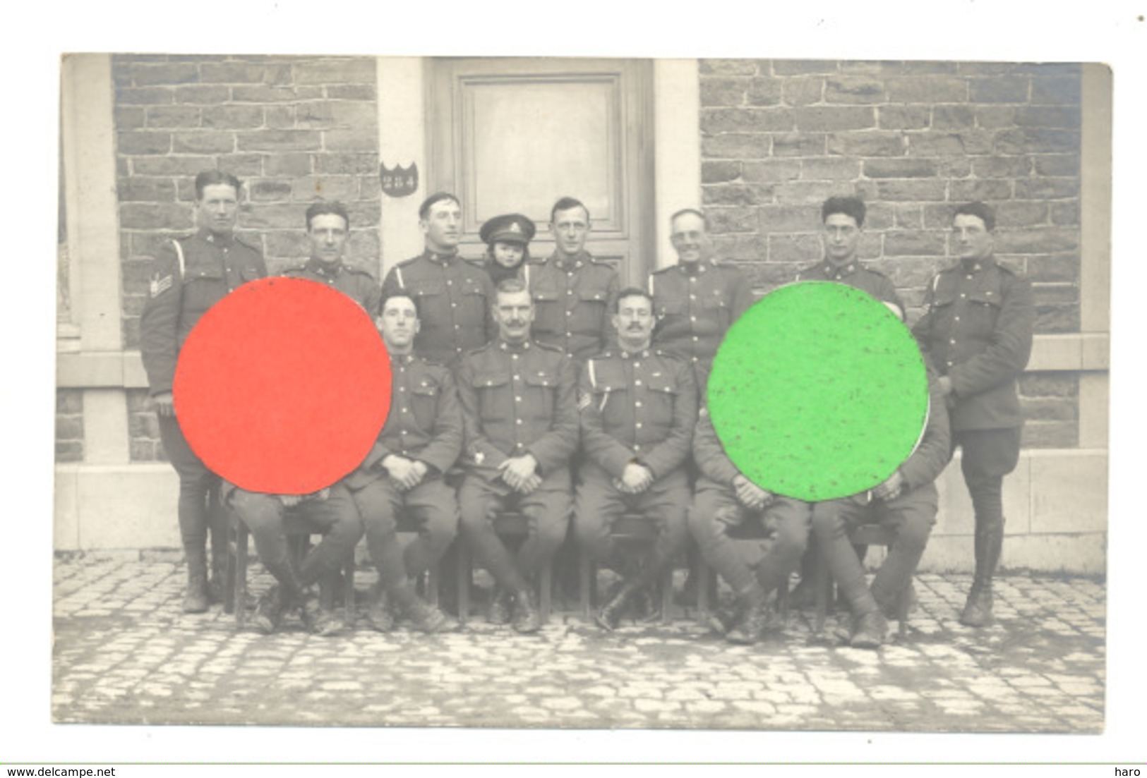 Photo Carte - Guerre 14/18 - Armée Anglaise - Notre Gros Sergent Frédéric Masters  (texte  Au Verso ) - 1919 (b265) - Guerra 1914-18